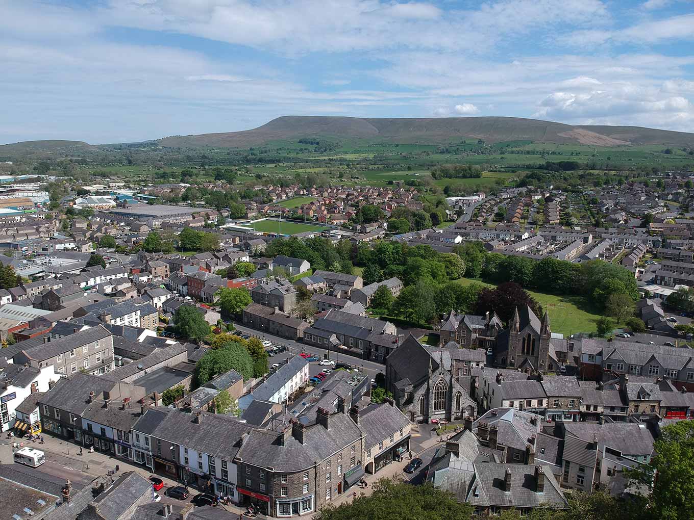 Clitheroe in Lancashire Clitheroe in Lancashire