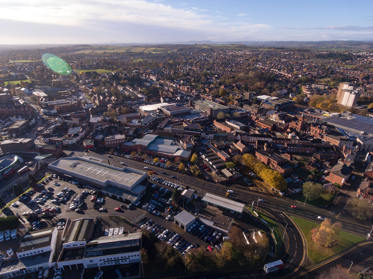 Stourbridge in West Midlands