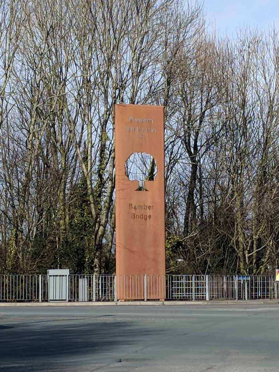 Bamber Bridge in Lancashire