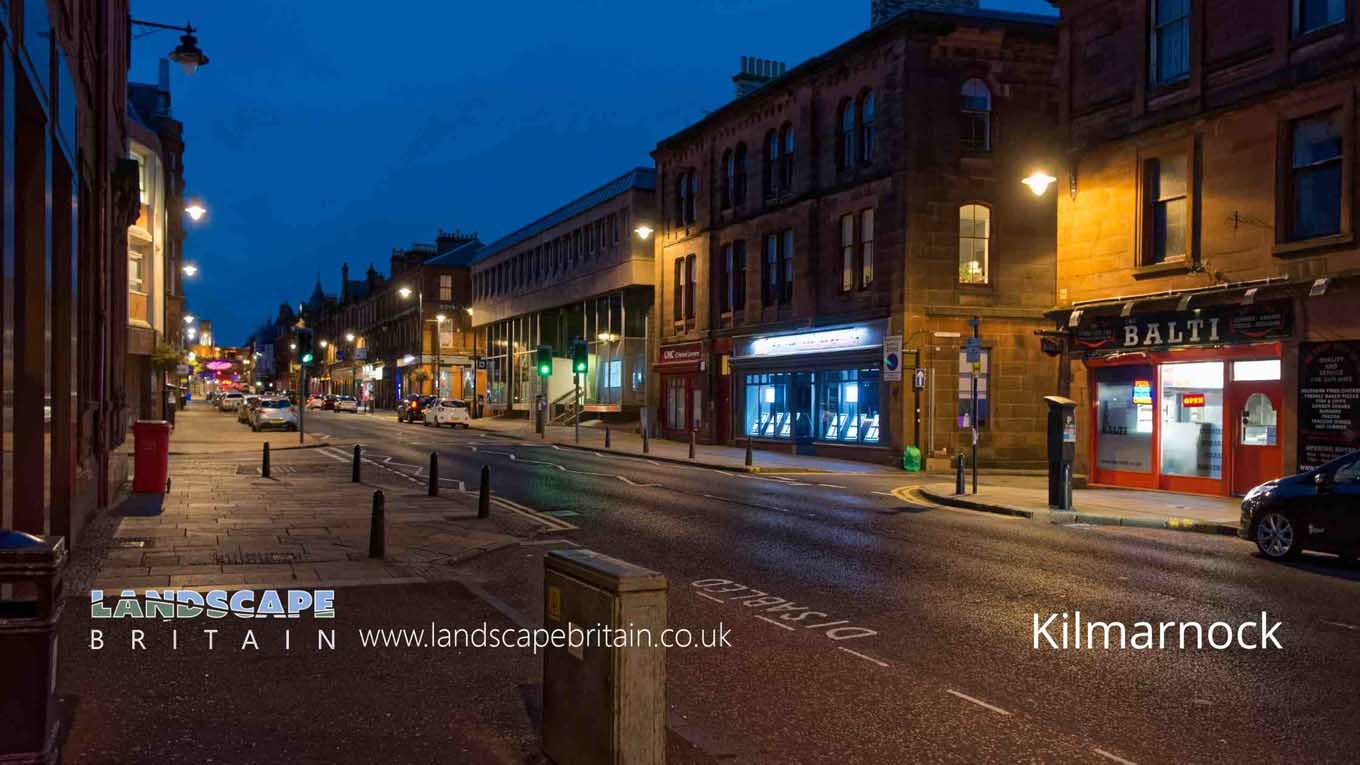 Kilmarnock in East Ayrshire