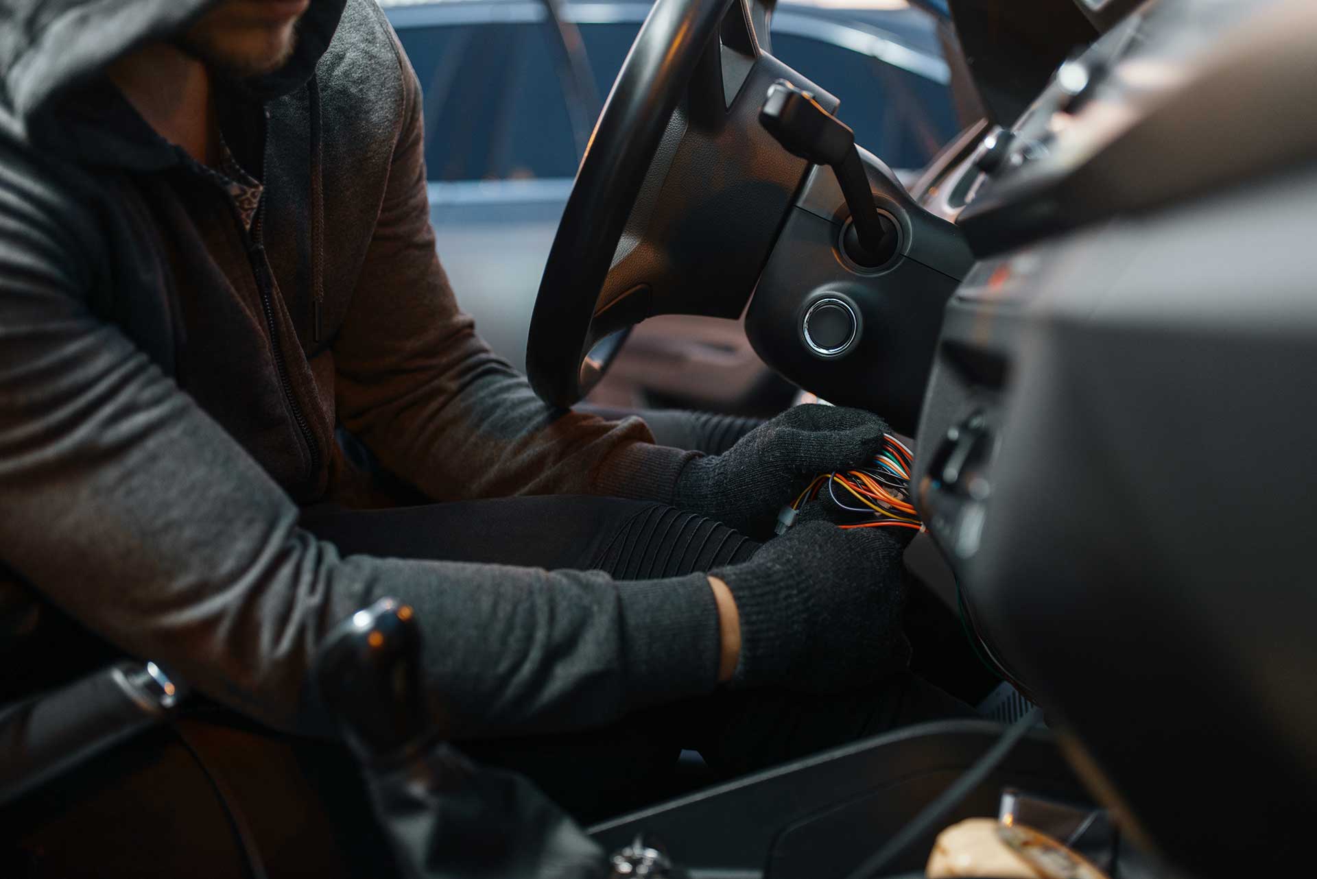 Car theft damage
